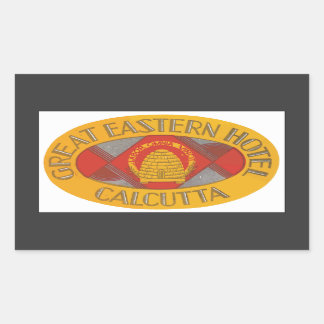 Great Eastern Hotel Calcutta,  Rechthoekige Sticker