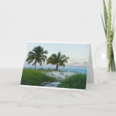 Great Egret, Great Abaco Island, Bahamas Card Kaart (Achterkant)