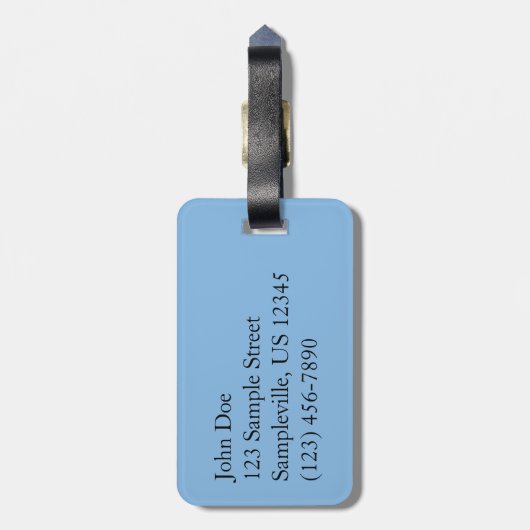 Great Egret in Sunny Florida Bagagelabel (Achterkant verticaal)