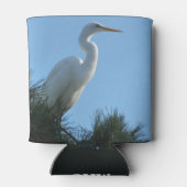 Great Egret in Sunny Florida Blikjeskoeler (Achterkant)