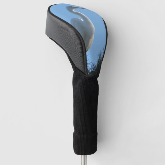 Great Egret in Sunny Florida Golfheadcover (Schuin)