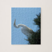 Great Egret in Sunny Florida Legpuzzel (Verticaal)