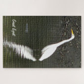 Great Egret Jigzaag Puzzle Legpuzzel (Horizontaal)