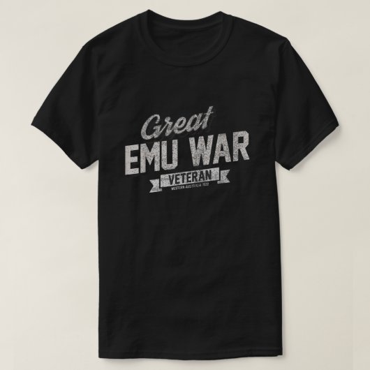 Great Emu War Veteran Funny Emu meme T-shirt (Design voorkant)
