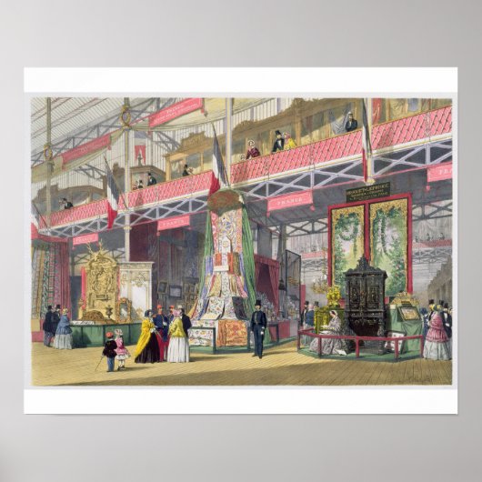 Great Exhibition, 1851: France No.1, display of fa Poster (Voorkant)