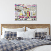 Great Exhibition, 1851: Indiaas ministerie van Int Canvas Afdruk (Insitu (Slaapkamer))