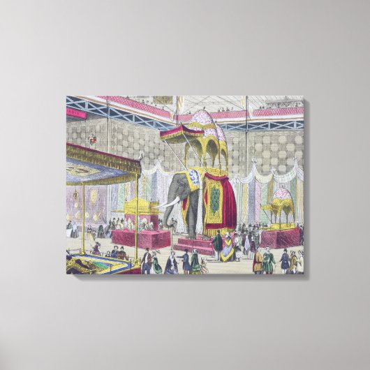 Great Exhibition, 1851: Indiaas ministerie van Int Canvas Afdruk (Voorkant)