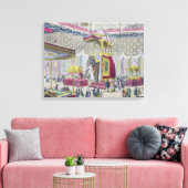 Great Exhibition, 1851: Indiaas ministerie van Int Canvas Afdruk (Insitu (Woonkamer))