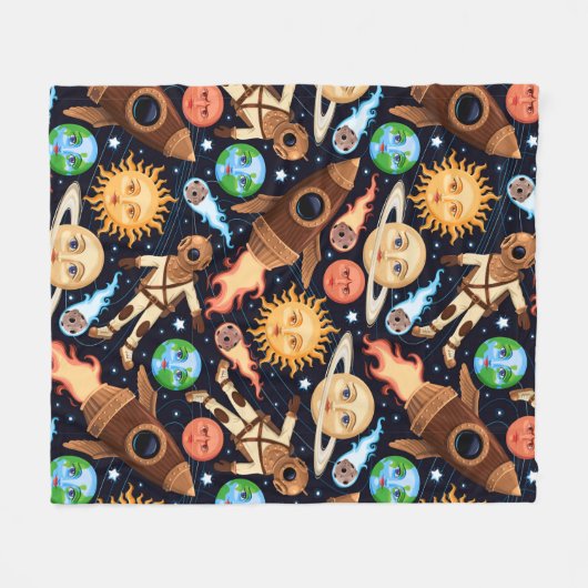Great Explorer Kinder Fleece Blanket Deken (Voorkant (Horizontaal))