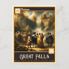 Great Falls, Montana | Antiek Briefkaart