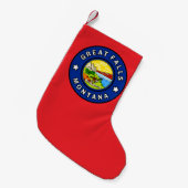 Great Falls Montana Kleine Kerstsok (Voorkant (Hangend))