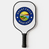 Great Falls Montana Pickleball Paddle (Achterkant)