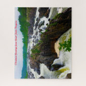 Great Falls Virginia.Kerstgroeten Legpuzzel (Verticaal)