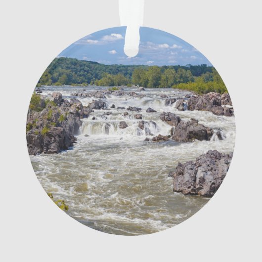 Great Falls Virginia Ornament (achterkant)