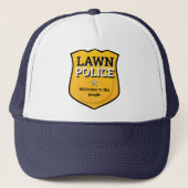 GREAT Fathers Day Gift Idea LAWN POLITION OERWOUD Trucker Pet (Voorkant)