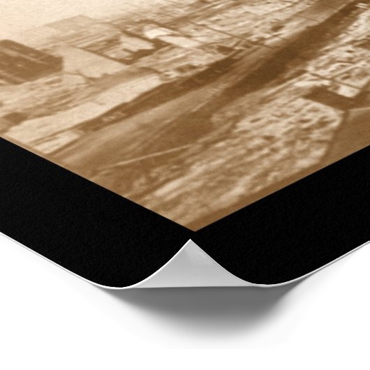 Great Fire Chicago Photo 1871 Poster (Hoek)