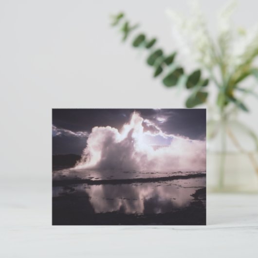 Great Fountain Geyser Briefkaart (Staand voorkant)