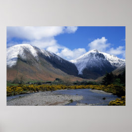 Great Gable and Kirk Fell Wasdale Lake District Poster
