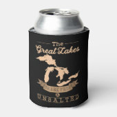 Great Gakes Shark Free unsaled Michigan Gift Blikjeskoeler (Blikje Voorkant)