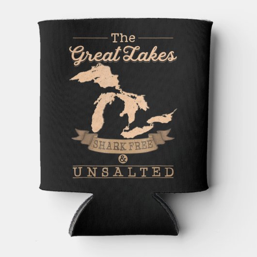 Great Gakes Shark Free unsaled Michigan Gift Blikjeskoeler (Voorkant)