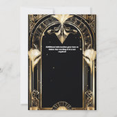 Great Gatsby 1920's flapper meisje blonde chic Kaart (Achterkant)