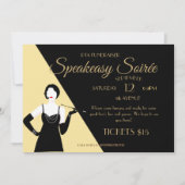 Great Gatsby 1920s Flapper Party Promo poster Kaart (Voorkant)