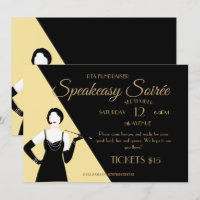 Great Gatsby 1920s Flapper Party Promo poster