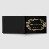 Great Gatsby Art Deco bruiloft gastenboek (Volledig)