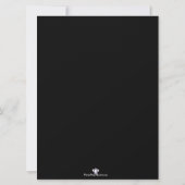 Great Gatsby Inspired Art Deco Birthday Invitation Kaart (Achterkant)