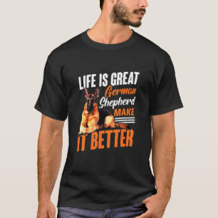 Great German Shepard Shepherd Dog K9 T-shirt