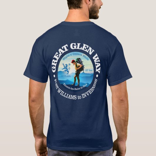 Great Glen Way (C) T-shirt (Achterkant)