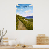 Great Glen Way Schotland Reisposter Poster (Keuken)
