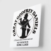 Great Godfrey Daniels Restaurant, Skokie, Illinois Vierkante Klok (Hoek)