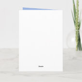 Great Granddaughter 5th Birthday Snowman Snowy Kaart (Achterkant)