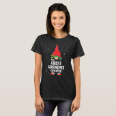 Great grandma Gnome Matching Family Group Christma T-shirt (Voorkant volledig)