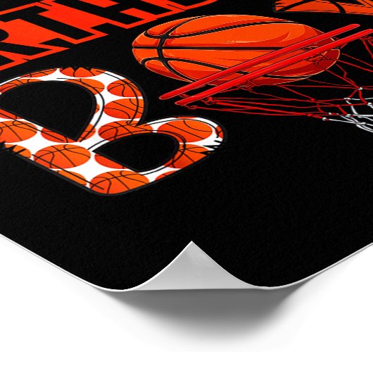 Great Grandma Of The Birthday Boy Basketball Party Poster (Hoek)