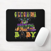 Great Grandma Of The Brewing Baby Halloween Baby S Muismat (Met muis)