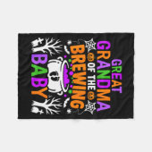 Great Grandma Of The Brewing Baby Halloween Costum Fleece Deken (Voorkant (Horizontaal))