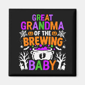 Great Grandma Of The Brewing Baby Halloween Costum Magneet (Voorkant)