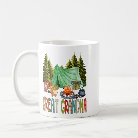 Great Grandma Of The Happy Camper 1st Birthday Bea Koffiemok (Links)