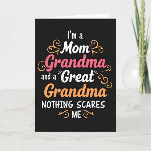 Great Grandma Power Kaart (Voorkant)