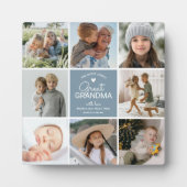 GREAT GRANDMA 'the most love' Photo Collage Fotoplaat (Voorkant)