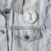 Great Grandma to Be | Boy's Baby Shower Ronde Button 5,7 Cm (In situ)