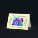 Great-grandma's 100th kaart<br><div class="desc">Foto van beautiful flowers: "Happy 100th Birthday Grandma!"; "It is such a verwing to have you in our lives. Happy 100th birthday! We love you!" Fotografie by Maria Santos (Lusinhas do Sul)</div>