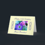 Great-grandma's 100th kaart<br><div class="desc">Foto van beautiful flowers: "Happy 100th Birthday Grandma!"; "It is such a verwing to have you in our lives. Happy 100th birthday! We love you!" Fotografie by Maria Santos (Lusinhas do Sul)</div>