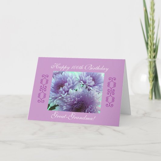 Great-grandma's 100th kaart (Voorkant)