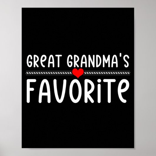 Great Grandmas Favorite Poster (Voorkant)