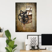 GREAT GRANDMOTHER's WASMACHINE Poster (Thuiskantoor)