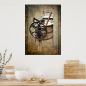 GREAT GRANDMOTHER's WASMACHINE Poster (Keuken)