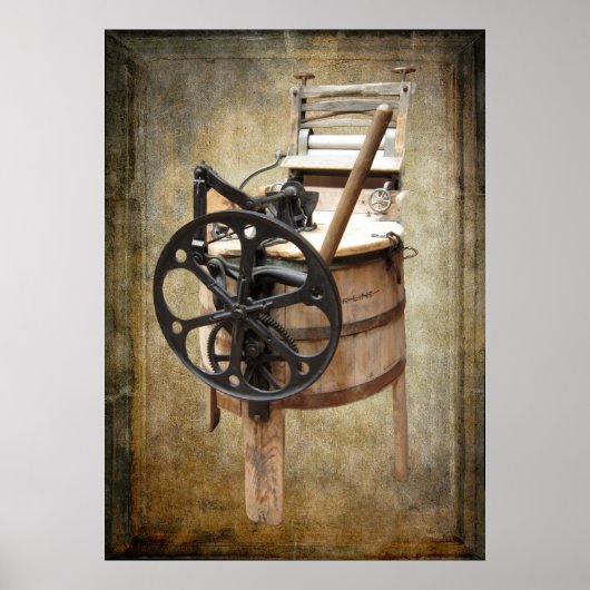 GREAT GRANDMOTHER's WASMACHINE Poster (Voorkant)